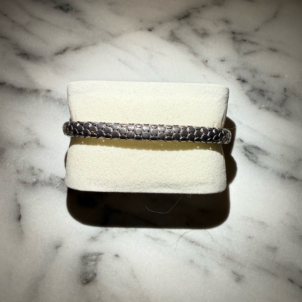 John Hardy Dot Chain Bracelet | 925 Sterling Silver | 7.5" | Style BB34386 - Picture 5 of 10
